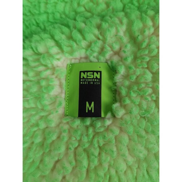 NotSoNormal Look Inside Faux Shearling Denim Jacket M Mens NSN $487 - Picture 13 of 16